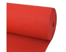 vidaXL Wykładzina targowa 2x12 m, czerwona