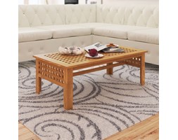vidaXL Stolik kawowy z drewna orzechowego 100x54x40 cm
