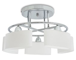 vidaXL Lampa sufitowa, 5 żarówek E14, klosze w kształcie elipsy, 200 W