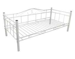 vidaXL Metalowa leżanka 90 x 200 cm.