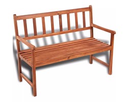 vidaXL Ławka ogrodowa, 120 cm, lite drewno akacjowe