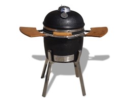 vidaXL Ceramiczny grill Kamado z wędzarnią, 81 cm