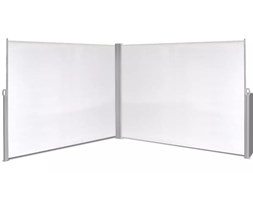 vidaXL Parawan rozsuwany 180x600 cm Kremowy