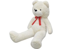 vidaXL Pluszowy miś przytulanka 260 cm, biały