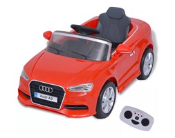 vidaXL Elektryczny samochód dla dzieci z pilotem Audi A3 czerwone