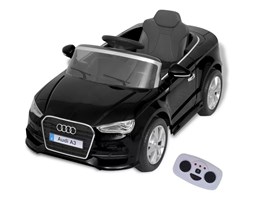 vidaXL Elektryczny samochód dla dzieci z pilotem Audi A3 czarne