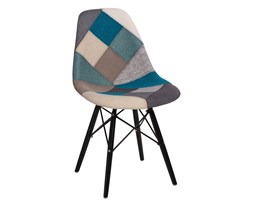 Krzesło P016W Patchwork inspirowane DSW black