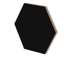 Panel ścienny hexagon czarny - nuki