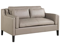 Dekoria Sofa Manchester 2-osobowa skórzana jasna, 150 × 91 × 87