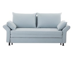 Sofa z funkcją spania tapicerowana jasnoniebieska EXETER