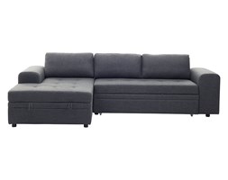 Sofa ciemnoszara - Sofa narożna - Sofa rozkładana - Sofa tapicerowana - KIRUNA