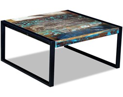 vidaXL Stolik kawowy z drewna odzyskanego 80x80x40cm