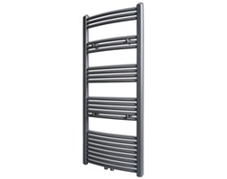 vidaXL Grzejnik łazienkowy, wygięty 600 x 1424 mm, szary