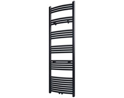 vidaXL Grzejnik łazienkowy, wygięty 500 x 1732 mm, czarny