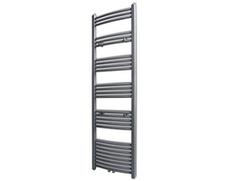 vidaXL Grzejnik łazienkowy, wygięty 500 x 1732 mm, szary