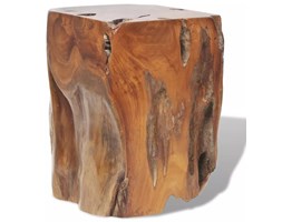 vidaXL Taboret z drewna tekowego 30x30x40 cm