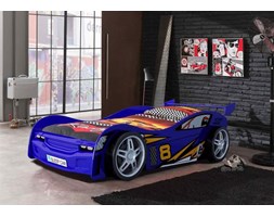 Łóżko AUTO Night Racer Blue dla dziecka