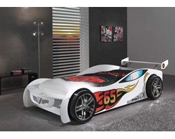 Łóżko dla dziecka AUTO Lemans biały VIPACK