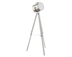 EGLO Lampa podłogowa Upstreet 150 cm matowy nikiel