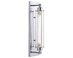 Industrialna LAMPA ścienna EVO W01475CR metalowa OPRAWA kinkiet tuba klatka chrom