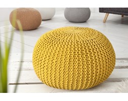 INTERIOR SPACE :: Puf Knitted Ball - żółty ?50cm
