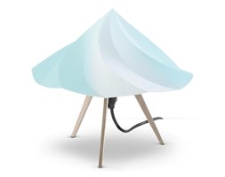 CHANTILLY-Lampa stojąca Trójnóg Drewno Wys.28cm