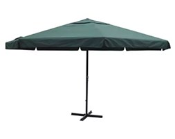 vidaXL Parasol z aluminium, 500 cm, zielony