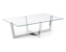 Stolik kawowy Plum transparentny blat szklany