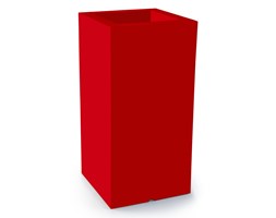 Donica z polietylenu TOWER POT M czerwony