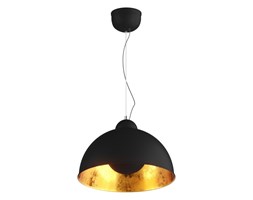Lampa wisząca Gravity czarna ze złotym wnętrzem 38,5 cm
