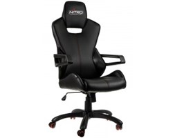 Nitro Concepts E200 Race fotel gamingowy - czarno-carbonowy