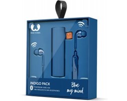 Fresh 'n Rebel Gift Pack Vibe Wireless & Powerbank 3000mAh Indigo