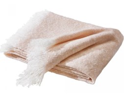 Pled Biederlack - BOUCLE - różowy