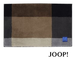 Dywanik łazienkowy Joop! Graphic Squares - szaro-brązowy