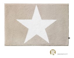 Dywanik łazienkowy Rhomtuft - STAR - biało-beżowy