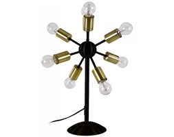 Lampa stołowa - Sputnik - czarno-złota