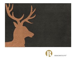 Dywanik łazienkowy Rhomtuft - Lord - ciemno-brązowy