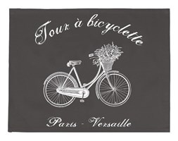 Serweta / podkładka French Home - Bicyclette - szara