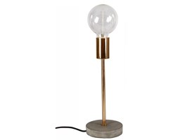 Lampa stołowa z betonu - Bello - miedziana