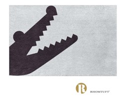 Dywanik łazienkowy Rhomtuft - Croc - szary