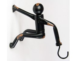 Wieszak metalowy - Climber - czarny