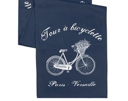 Bieżnik French Home - Bicyclette L - granatowy