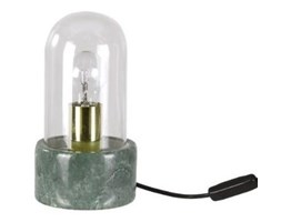 Lampa stołowa z marmuru - STENHAGA - zielona