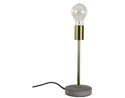 Lampa stołowa z betonu - Bello - złota