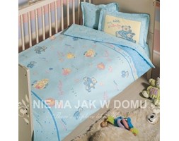 Pościel niemowlęca Tac Bio My Little Baby - niebieska - 4 elem.