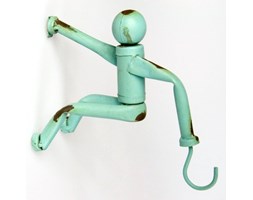 Wieszak metalowy - Climber - seledynowy
