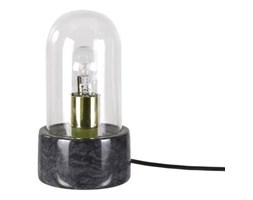 Lampa stołowa z marmuru - STENHAGA - czarna