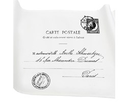 Bieżnik French Home - Carte Postale M - biały