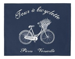 Serweta / podkładka French Home - Bicyclette - granatowa