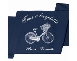 Bieżnik French Home - Bicyclette M - granatowy